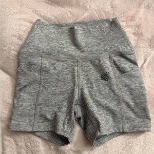 Jed North Heather Gray Women's Bike Shorts
